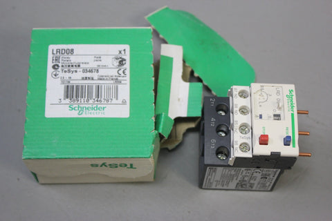 NEW SCHNEIDER OVERLOAD RELAY    LRD08