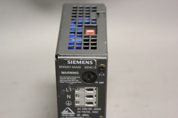 SIEMENS POWER SUPPLY 3RX9307-0AA00 SIDAC-S