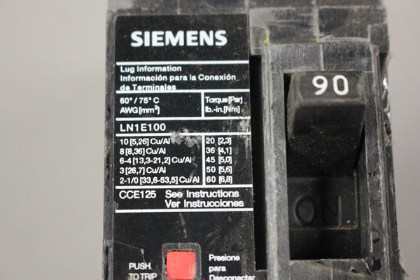 SIEMENS ED42B090 SENTRON CIRCUIT BREAKER