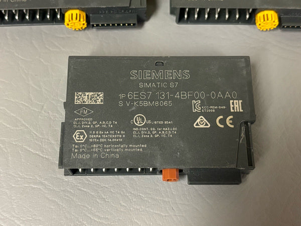 3- Siemens SIMATIC Digital Input Module  6ES7 131-4BF00-0AA0