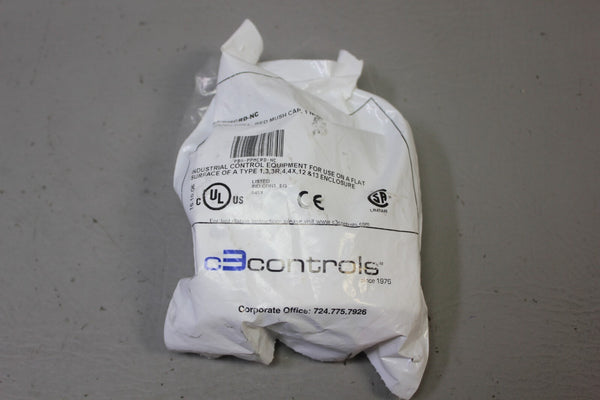 NEW C3 CONTROLS PUSH PULL RED MUSHROOM SWITCH PBO-PPMCRD-NC 30MM