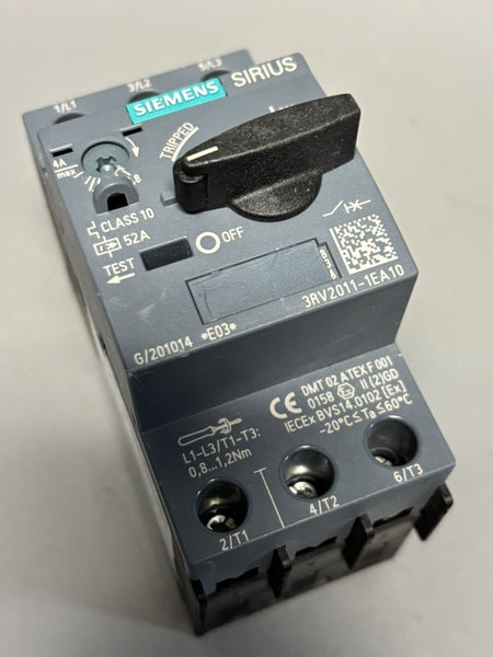 SIEMENS SIRIUS 3RV2011-1EA10 CIRCUIT BREAKER