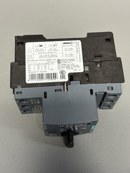 SIEMENS SIRIUS 3RV2011-1EA10 CIRCUIT BREAKER