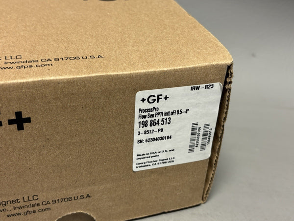 NEW Georg Fischer 198 864 513 ProcessPro Flow Sensor PPTI  3-8512-P0