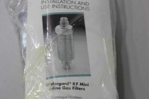 Millipore Wafergard II Mini Inline Gas Filter WG2F01HS1 1/4" Compression Seal