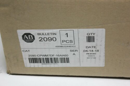 New Allen Bradley 60 Meter Servo Motor Cable Assembly 2090-CPWM7DF-16AA60 SER.A