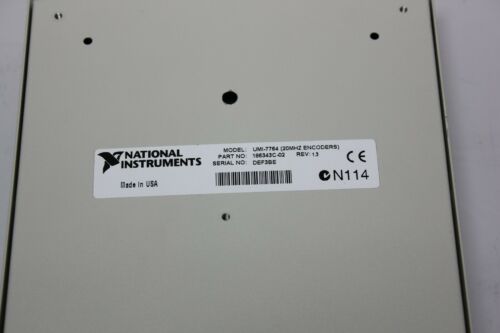 National Instruments NI Universal Motion Interface UMI-7764 186343C-02 REV. 1.3