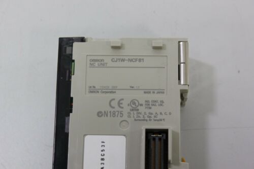 Omron CJ1W-NCF81 NC Unit PLC Position Control Unit With EtherCat