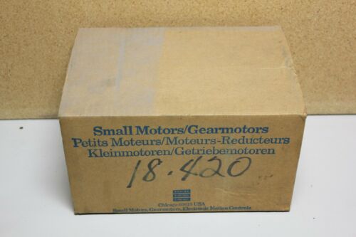New Bodine DC Motor 1/5HP 1725RPM NSH-34