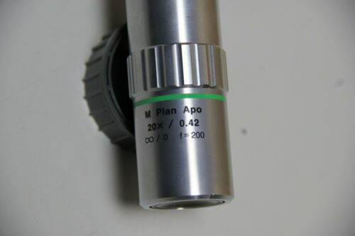 Mitutoyo M Plan Apo Microscope Objective 20X / 0.42 ∞/0 f=200 378-804-2