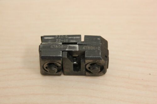 AMP Crimper Crimp Tool Die Set 47806-2 PIDG 22-16