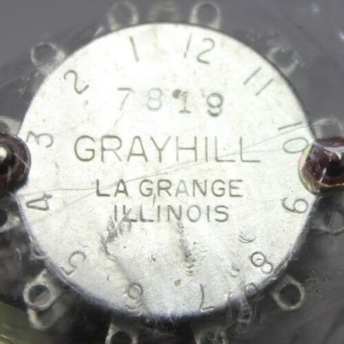 Grayhill 12 Position Rotary Switch 7819 4 Deck