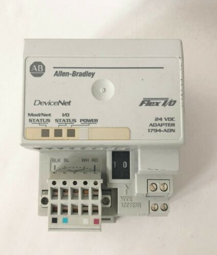 Allen Bradley 1794-ADN DeviceNet Flex I/0 24 VDC PLC