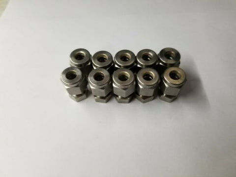 10 New Swagelok Stainless Steel Tube Fitting Caps 1/4" SS-400-C