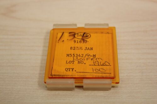 100 New Vishay/Dale Mil Spec Chip Resistors JAN M55342 1.3K