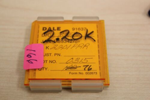 76 New Vishay/Dale Mil Spec Chip Resistors JAN M55342 2.20K