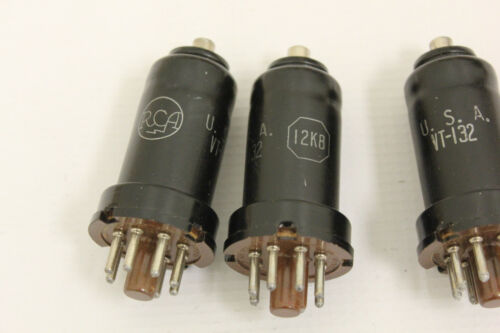 3 Vintage RCA VT-132 12K8 Vacuum Tubes Tube