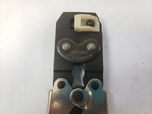 ITT Cannon CCT-UBC 22-18 30-24 Hand Crimper Crimping Tool