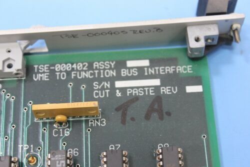 Acustar VME To Function Bus Interface Card TSE-000402