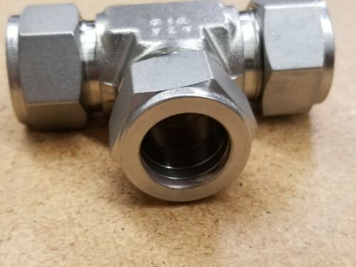 New Swagelok Stainless Steel 3/4" Union Tee Tube Fitting SS-1210-3