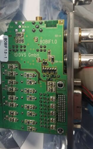 Dvs Iris 1.1-01 Video Capture Frame Grabber Editing Board +bobif1.0