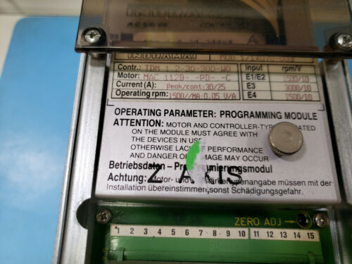 Indramat TDM 1.2-30-300-w0 Ac Servo Drive Controller Module