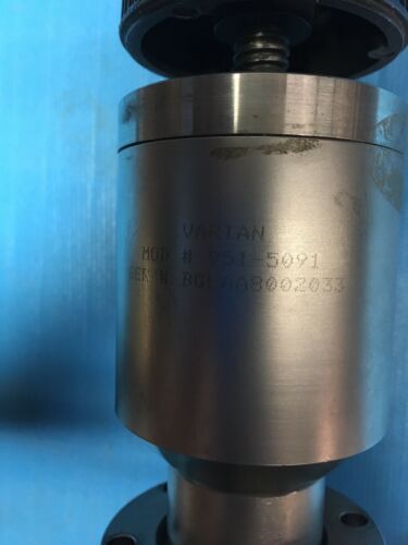 Varian 951-5091 high vacuum right angle valve cf flanged