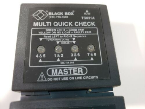 Black Box Multi Quick Check TS031A Master And Remote