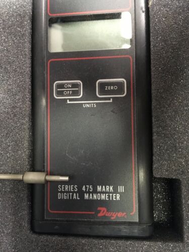 Dwyer 475 Mark III Digital Manometer Kit