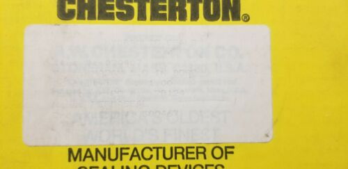 Chesterton Heavy Duty Hydraulic Cylinder Repair Kit 20407