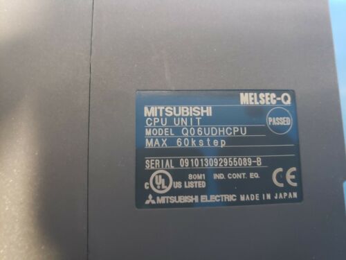 Mitsubishi Melsec-Q PLC CPU Processor Unit Q06UDHCPU