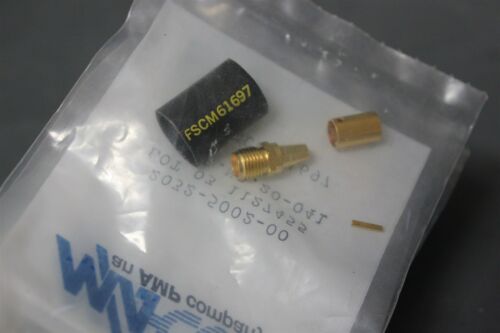 10 M/A COM SMA RF COAXIAL CABLE JACK CONNECTOR 2032-5002-00