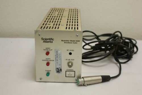 Scientific Atlanta Modulator 6330 Broadband Audio