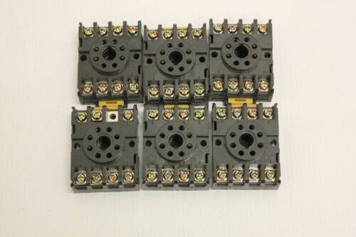 (6) Young Electronics 8 Pin Relay Socket DS-8-A