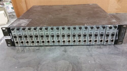 Transition Networks Cpsmc1900 19 Slot Point System Chassis W/19 Cfetf1018-105