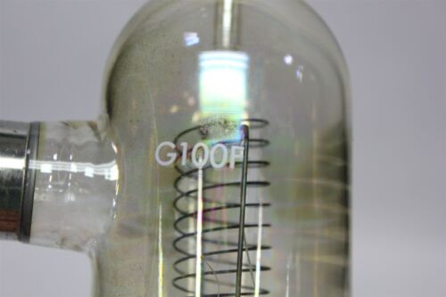 KURT LESKER GLASS VACUUM IONIZATION GAUGE TUBE WITH FLANGE FITTING G100F