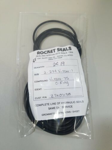 19 Rocket Seals Viton-75 O-Ring O-Rings 2.234 Viton 7