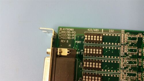 Blastronix 8 Port Serial Video Controller Card 422/8s-pci