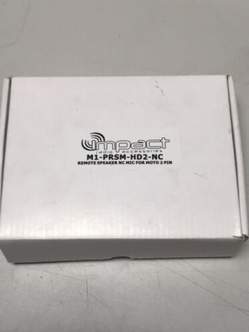 IMPACT radio M1-PRSM-HD2-NC Mic for Moto 2 pin NEW
