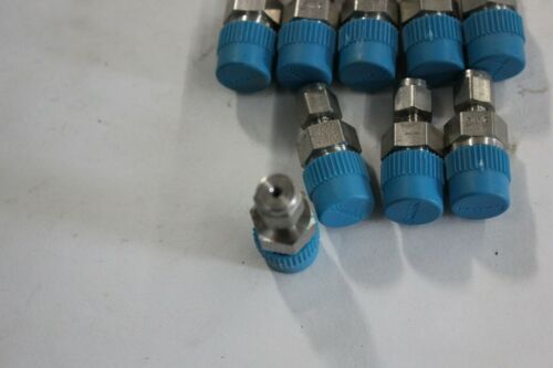 9 New Swagelok Stainless Steel Male Connector Fittings SS-100-1-2