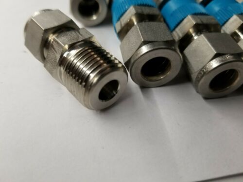 23 New Swagelok Stainless Steel Male Connector Fitting 3/8X3/8 SS-600-1-6
