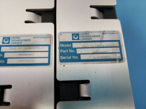 2 United Technologies DS10 HV CEAS410752-01 HK50AA002 Modules