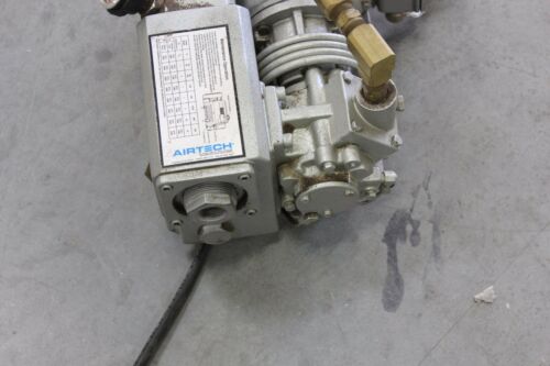 Airtech Rotary Vane Vacuum Pump With Motor L12-G1 7CFM 2.0 TORR