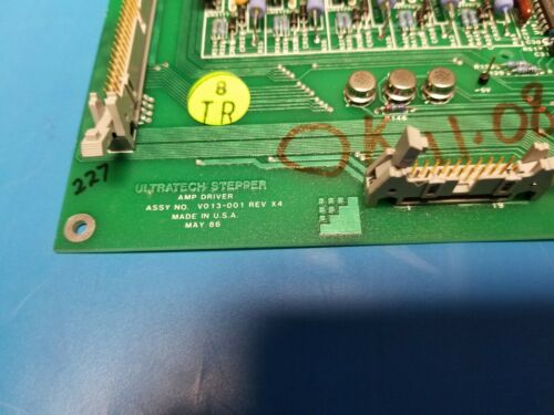 Ultratech Stepper Amp Driver Board V013-001 X4