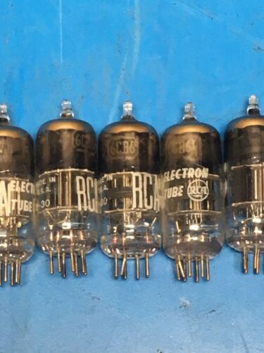 RCA Vacuum tubes 6CB6 Lot of 5