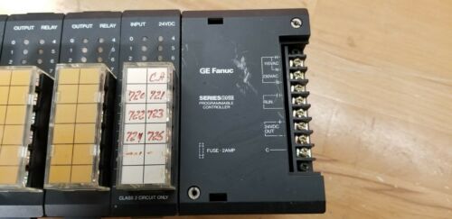Ge Series 1 PLC Rack With 5 GE Fanuc Modules - I/O,PS IC610