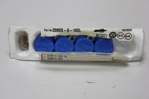Bourns Potentiometer 3590S-6-102L + 3590S-2-102L 3590S-2-501L Lot 7