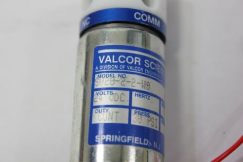 Valcor Scientific Subminiature Teflon® Diaphragm Solenoid Valve SV20-2