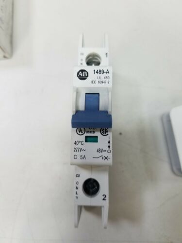 ALLEN BRADLEY 1489-A1C050 circuit breaker, Lot of 2 ,NEW, AB