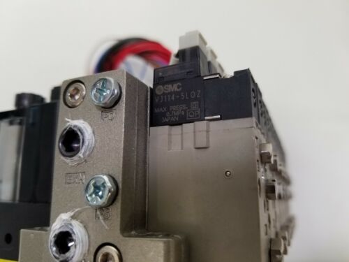 SMC Vacuum Pump/Ejector System On a Manifold (Solenoid Valves & Ejectors)